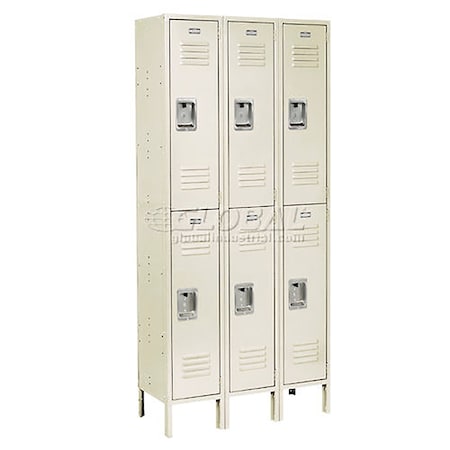 Global Industrial 36 in W, 15 D, 78 in H, Tan 968267TN